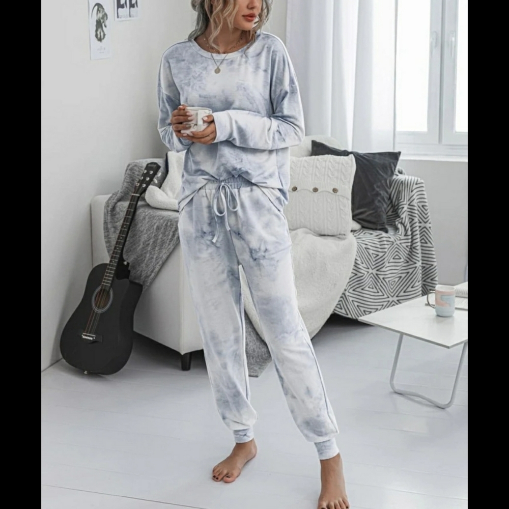 🔥FINAL SALE🔥Tie Dye Tee & Knot Sweatpants - Picture 2 of 7